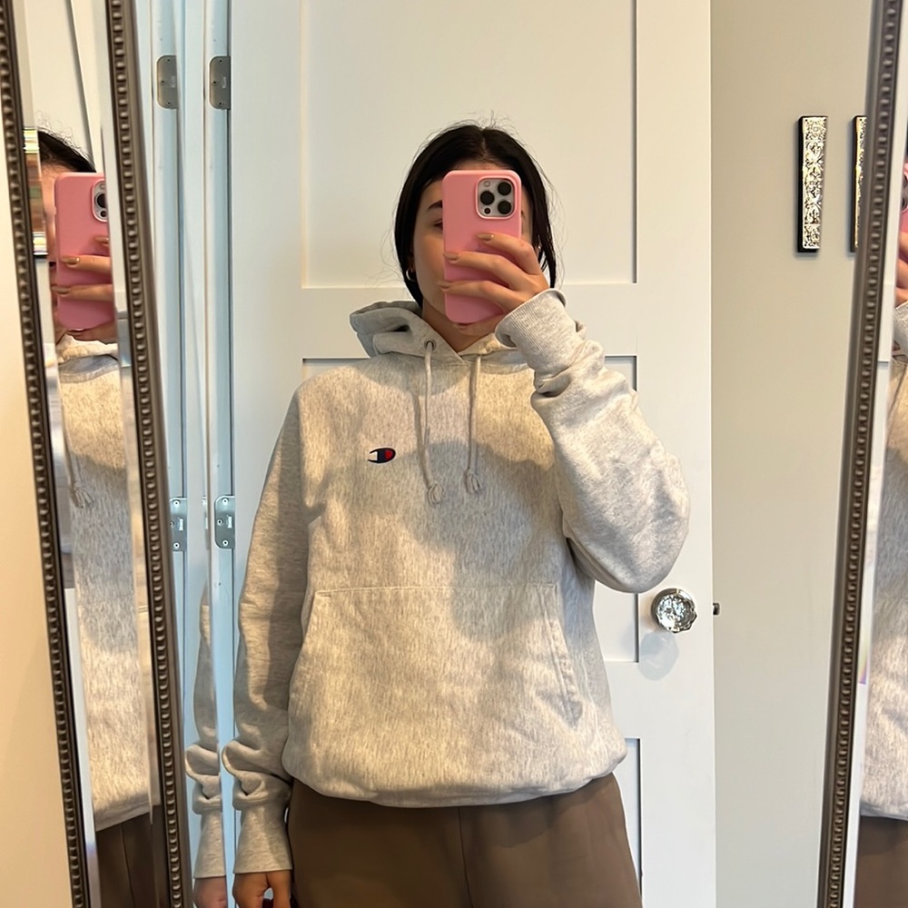 Champion Hoodie - Heather Grey